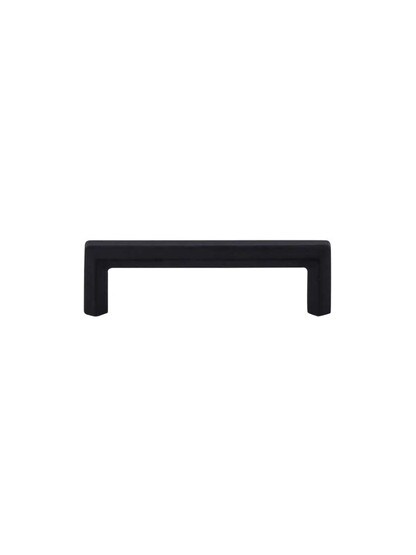 Lydia Cabinet Pull - 3 3/4 inch Center-to-Center in Flat Black.